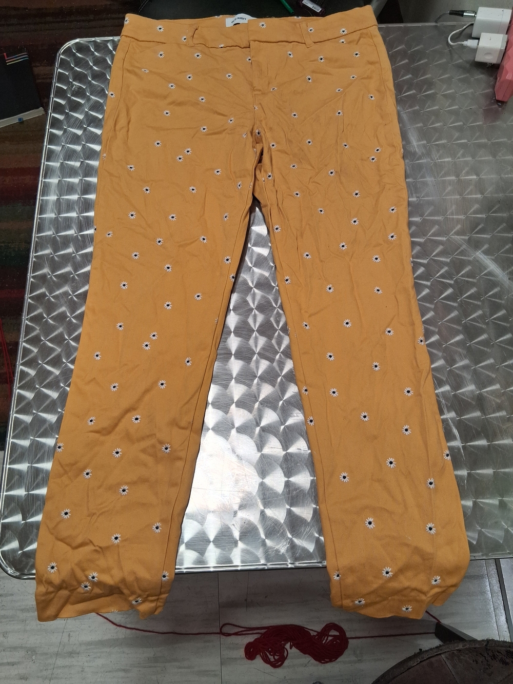 Old Navy Floral Embroidered Pants
